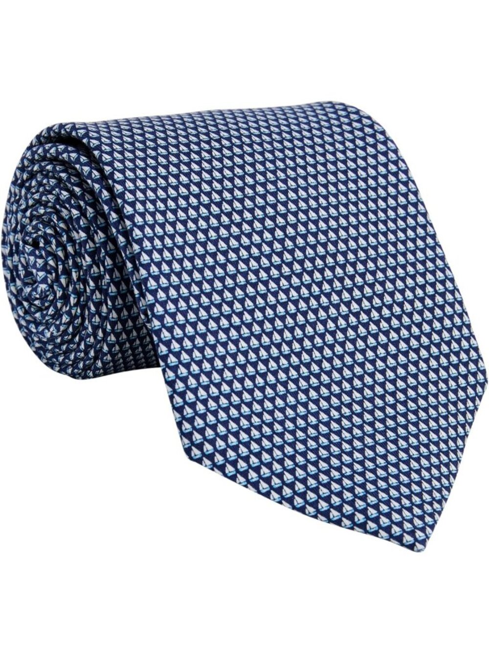 Nautical Mini Sailboats Printed Tie for Men - Stylish Accessory for Any Occasion